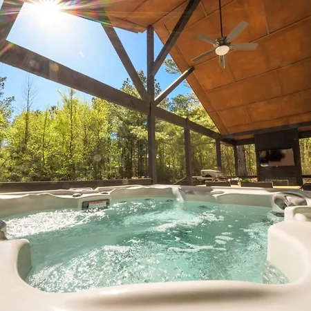 New Farmhouse-Chic Cabin With Hot Tub & Firepit Broken Bow Exterior photo